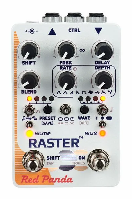 Red Panda Raster V2 - Delay, ingressi e uscite laterali