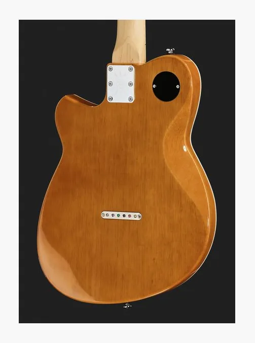 Reverend Charger 290 Sandstone, manico e tastiera visti di lato
