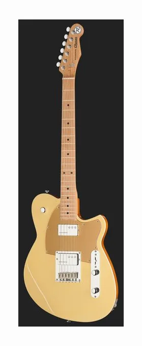 Reverend Charger Cleancut Powder Yellow, capotasto e prime posizioni della tastiera