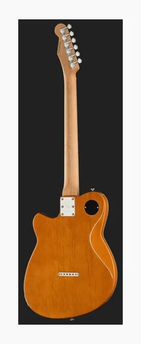 Reverend Charger Cleancut Powder Yellow, pickup e manopole dei controlli