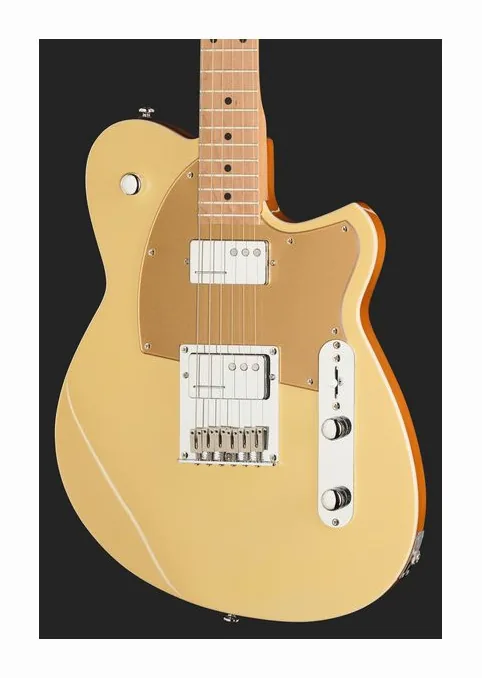 Reverend Charger Cleancut Powder Yellow, pickup e manopole dei controlli
