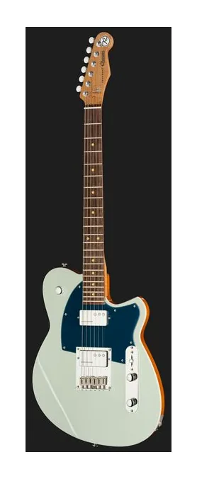 Reverend Charger Cleancut Iconic Blue, profilo laterale del corpo