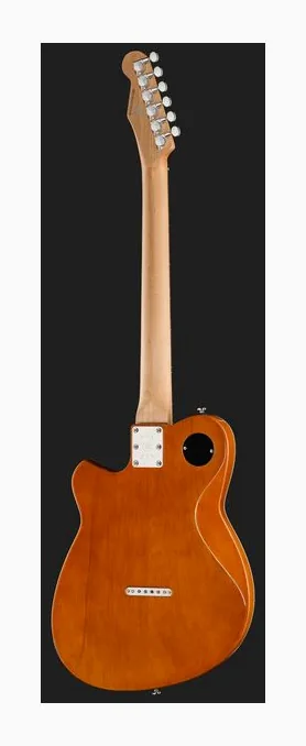 Reverend Charger H90 Midnight Black, selettore pickup e jack di uscita