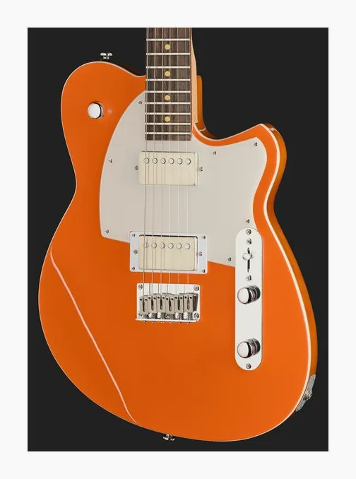 Reverend Charger HH Baked Orange, profilo laterale del corpo