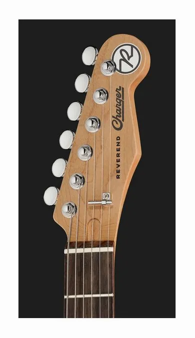 Reverend Charger HH Baked Orange, corpo e verniciatura in primo piano
