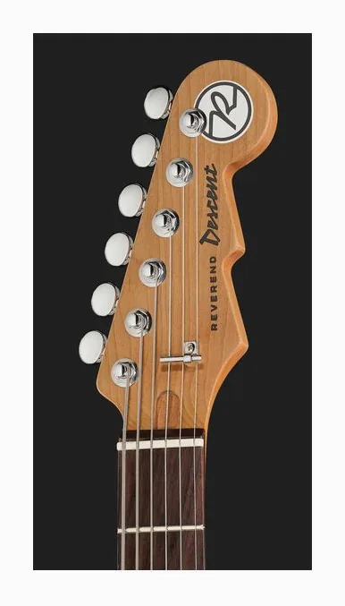 Reverend Descent Baritone MBK, manico e tastiera visti di lato