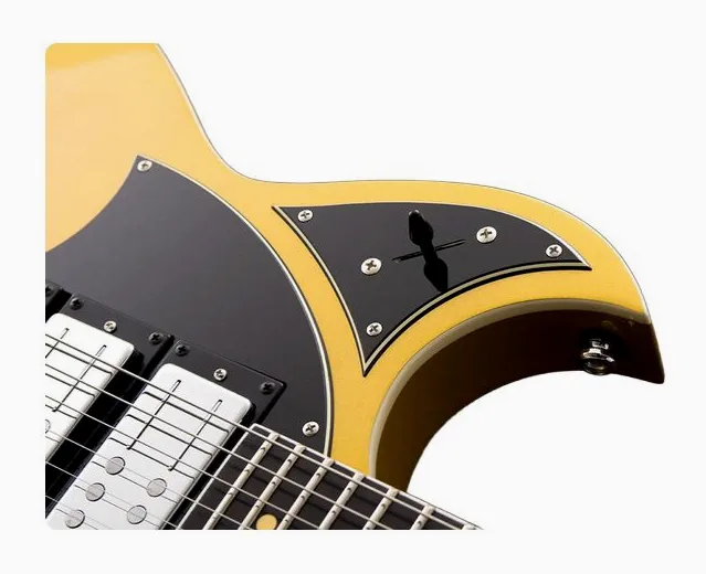 Reverend Reeves Gabrels Space.Supr. VG, manico e tastiera visti di lato