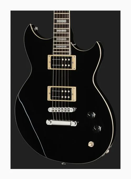 Reverend Robin Finck Midnight Black, pickup e manopole dei controlli