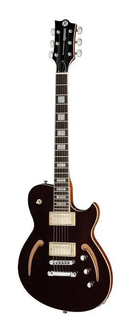 Reverend Roundhouse Air HH Met Bordeaux fotografato frontalmente