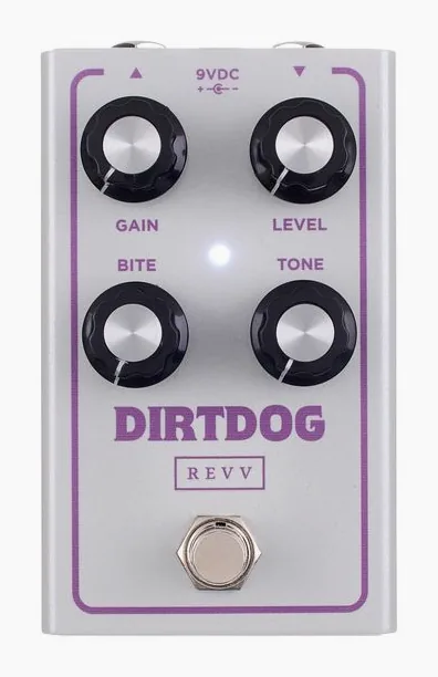 Revv Dirtdog Joey Landreth OD, footswitch in primo piano
