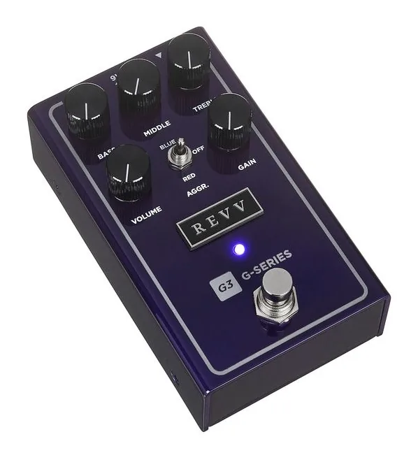 Revv G3 V2 Distortion, grafica del pannello superiore