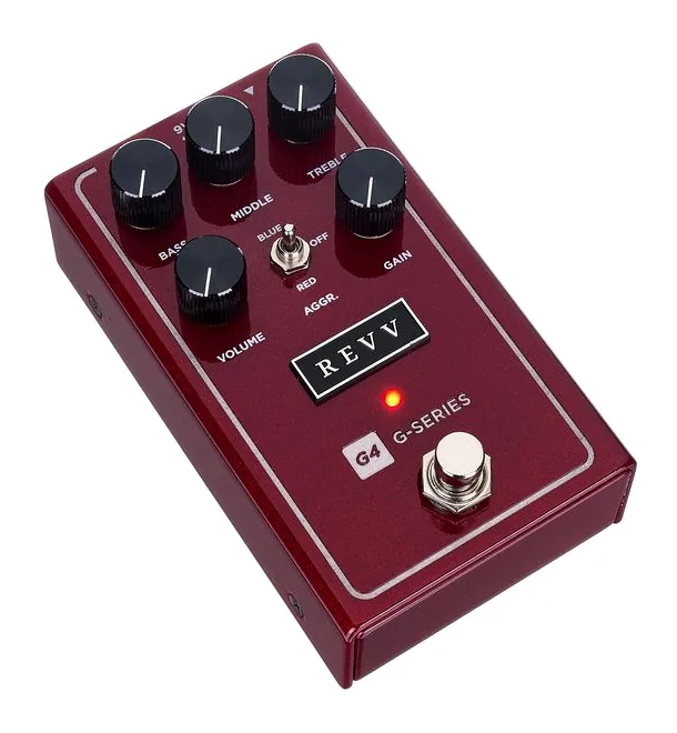 Revv G4 V2 Distortion, ingressi e uscite laterali