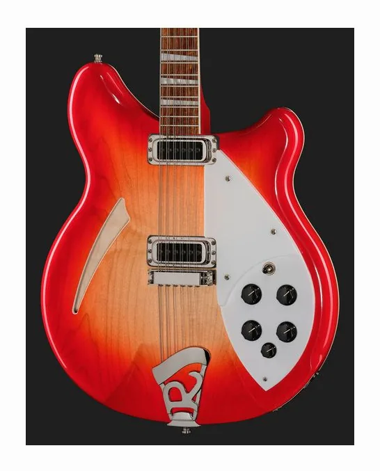 Rickenbacker 360/12 FG, curve del body viste dall'alto
