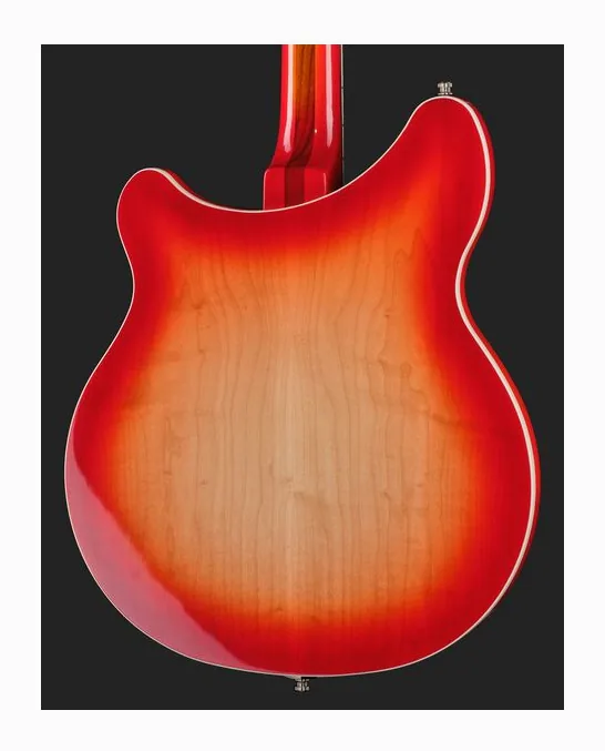 Rickenbacker 360/12 FG, corpo e verniciatura in primo piano