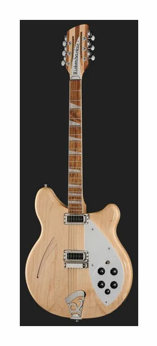 Rickenbacker 360/12 MG, paletta con meccaniche e logo