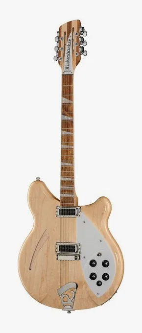 Rickenbacker 360/12 MG in primo piano frontale