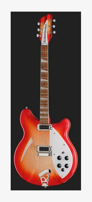 Rickenbacker 360 FG, profilo laterale del corpo