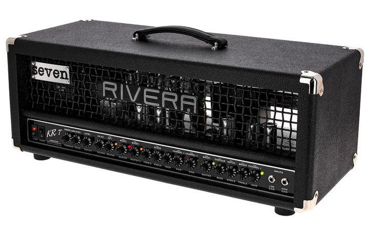 Rivera KR7 Mick Thomson Sign. Head inquadrato di fronte su sfondo neutro