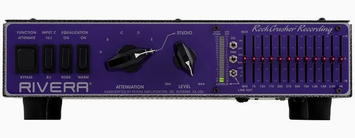 Rivera RockCrusher Recording, angolo del cabinet