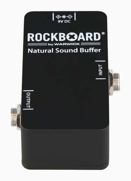 Rockboard Natural Sound Buffer V2, footswitch in primo piano