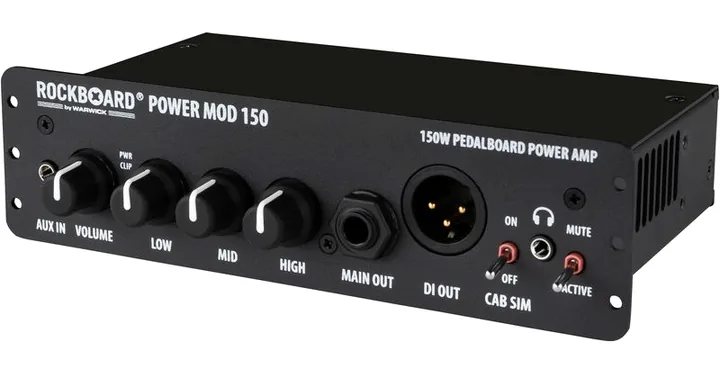 Rockboard Power MOD 150 Pedalboard, vista dall'alto della testata