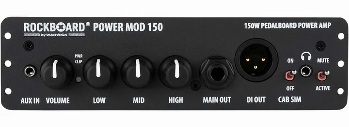 Rockboard Power MOD 150 Pedalboard visto di fronte