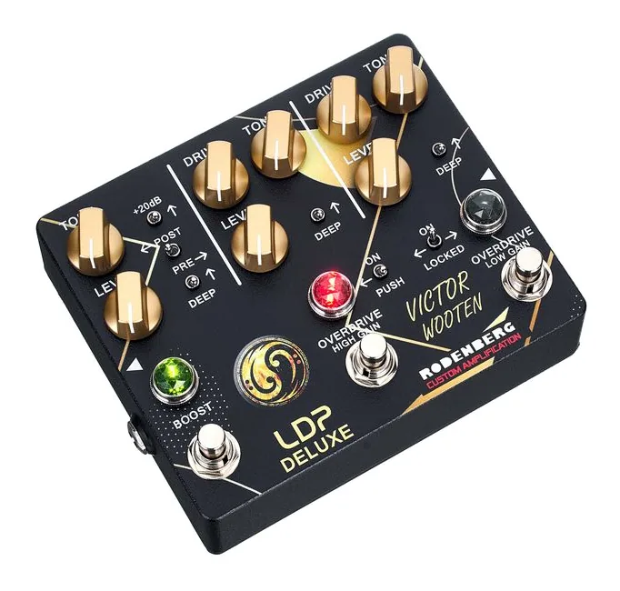 Rodenberg LDP Deluxe Victor Wooten, grafica del pannello superiore