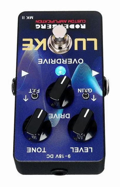 Rodenberg Luke Overdrive MKII, manopole viste dall'alto