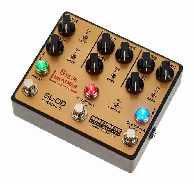 Rodenberg SL-OD Overdrive inquadrato di fronte su sfondo neutro