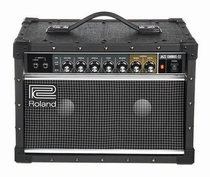 Roland JC-22, vista laterale del cabinet
