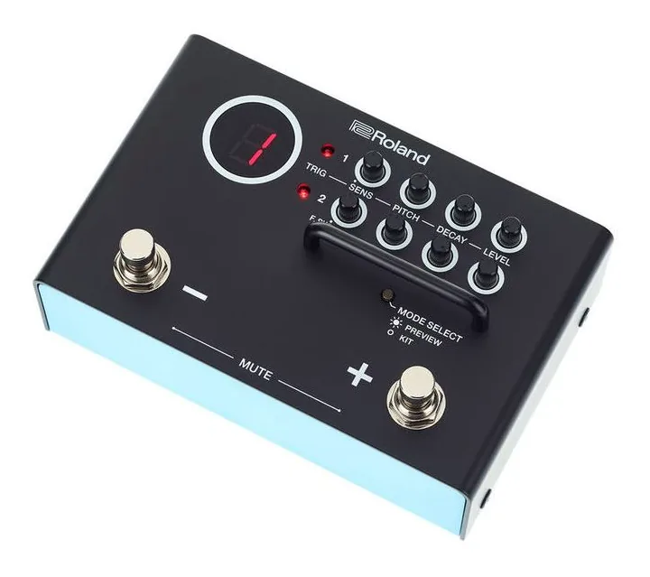 Roland TM-1 Trigger Module, grafica del pannello superiore