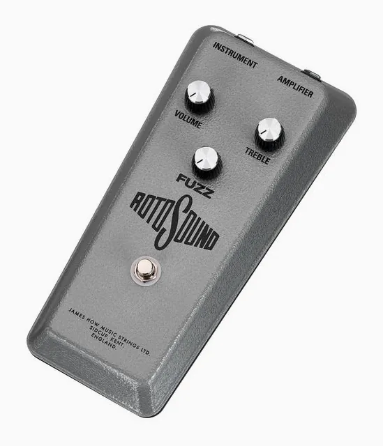 Rotosound Fuzz Pedal RFB1, manopole viste dall'alto