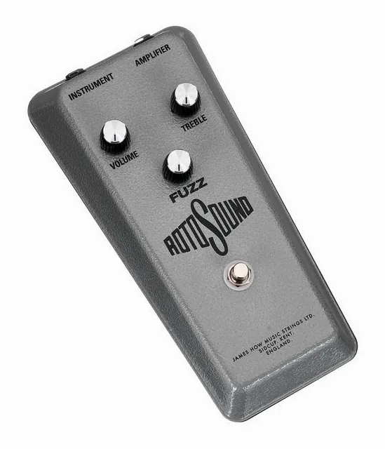 Rotosound Fuzz Pedal RFB1, manopole viste dall'alto