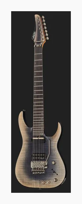 Schecter Banshee Mach-7 FR S FOB, corpo e verniciatura in primo piano