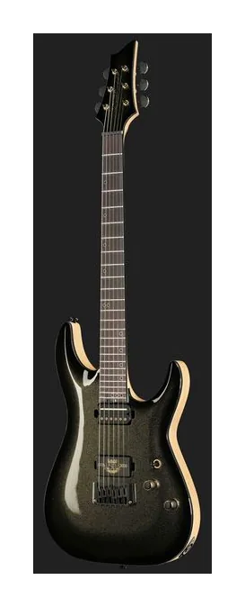 Schecter C-1 50th Anniversary GB, pickup e manopole dei controlli