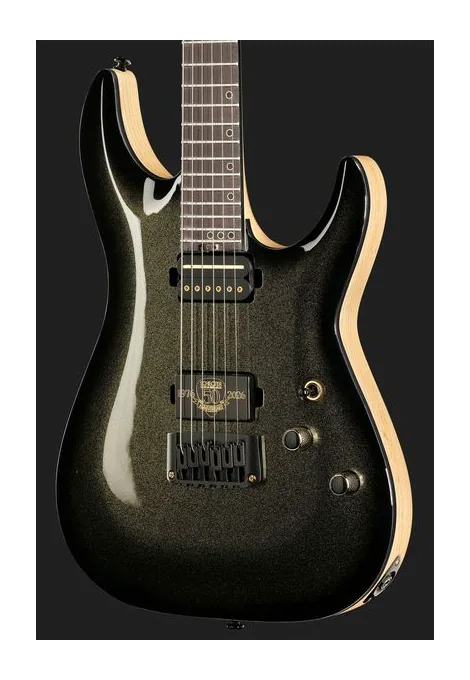 Schecter C-1 50th Anniversary GB, selettore pickup e jack di uscita