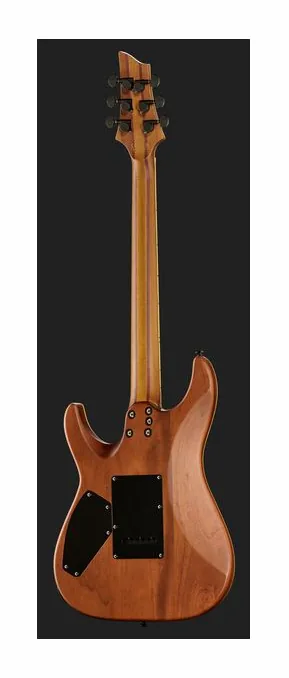 Schecter C-1 Exotic Spalted Maple SNVB, profilo laterale del corpo