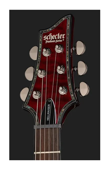 Schecter C-1 Hellraiser BCH, vista posteriore del corpo