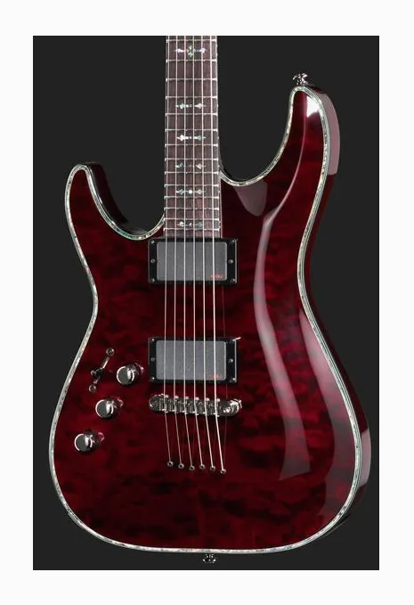 Schecter C-1 Hellraiser BC LH, vista posteriore del corpo