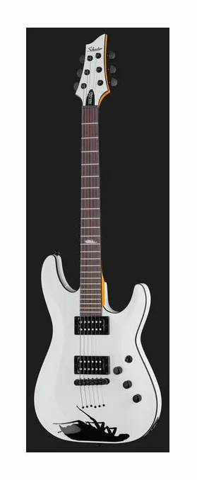 Schecter C-1 Jerry Horton 25th WH, ponte e meccaniche di intonazione