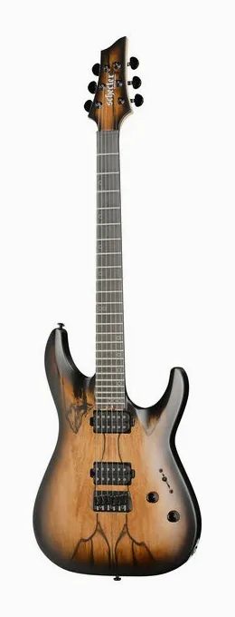 Schecter C-1 Pale Moon SNBB fotografato frontalmente