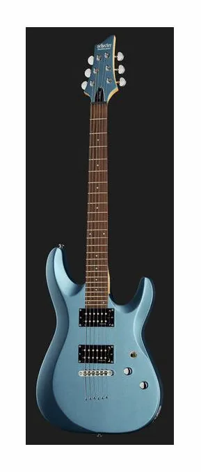 Schecter C-6 Deluxe SMLB, curve del body viste dall'alto