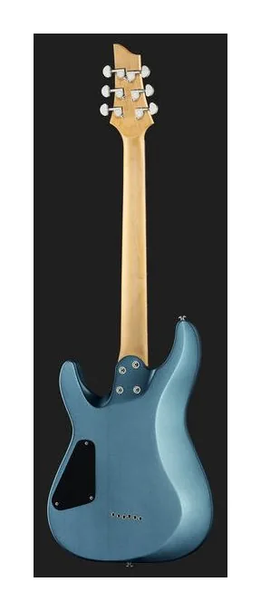 Schecter C-6 Deluxe SMLB, curve del body viste dall'alto