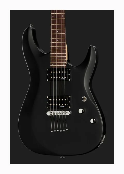 Schecter C-6 Deluxe SBK, pickup e manopole dei controlli