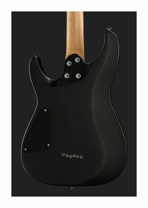 Schecter C-6 Deluxe SBK, vista posteriore del corpo