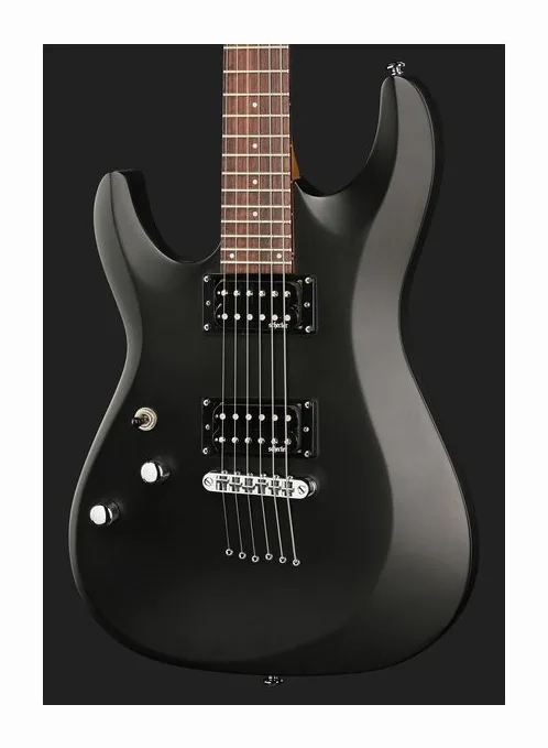 Schecter C-6 Deluxe LH SB, curve del body viste dall'alto