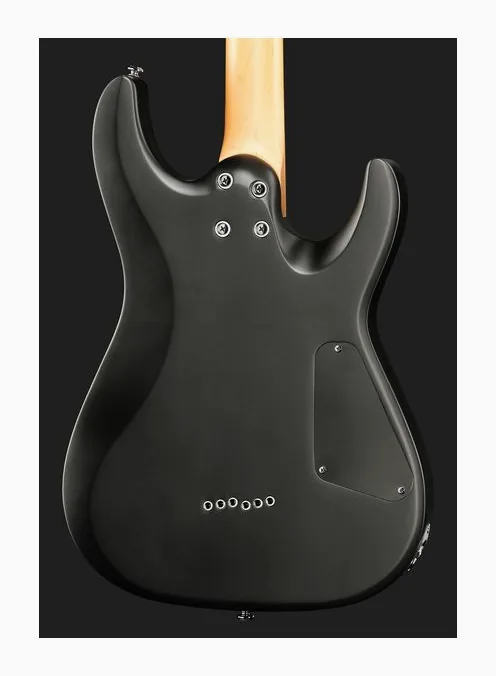 Schecter C-6 Deluxe LH SB, pickup e manopole dei controlli
