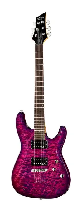 Schecter C-6 Plus EM fotografato frontalmente