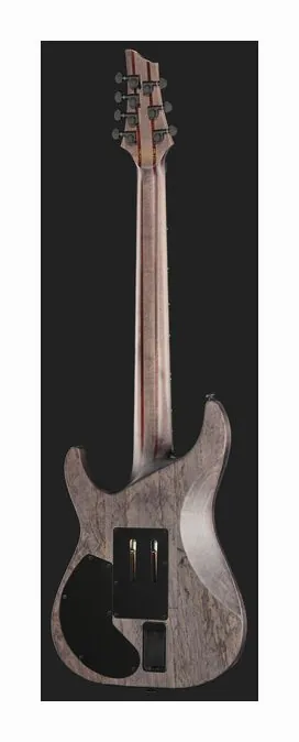 Schecter C-7 FR S Apocalypse Red Reign, manico e tastiera visti di lato