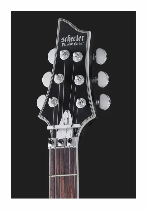 Schecter Damien Platinum-6 FR S SBK, curve del body viste dall'alto